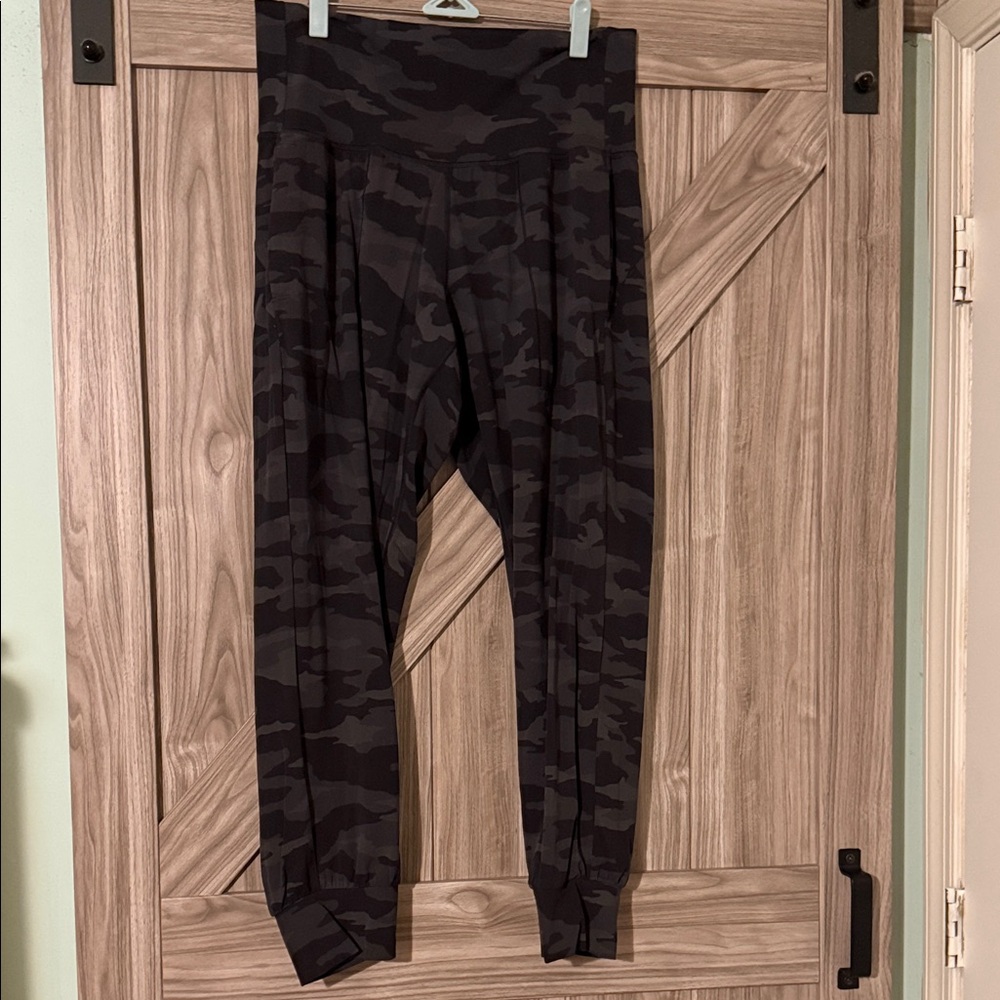 Athleta Black Camo Joggers